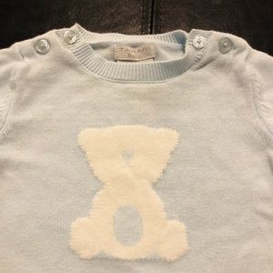 Tahari Baby Blue Sweater Outfit